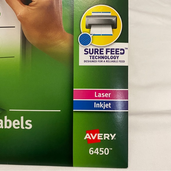 Avery 6450 White Removable Round ID Labels - Picture 6 of 8